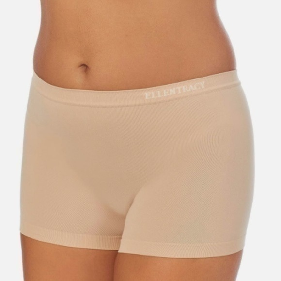 NWOT! Ellen Tracy (FREE Thong Shaper!) Boyshort Shapewear! - Picture 1 of 6